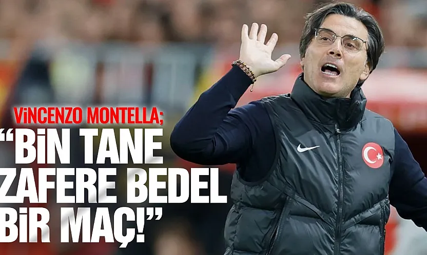 Montella'dan Veda Maçında Tarihi Sözler