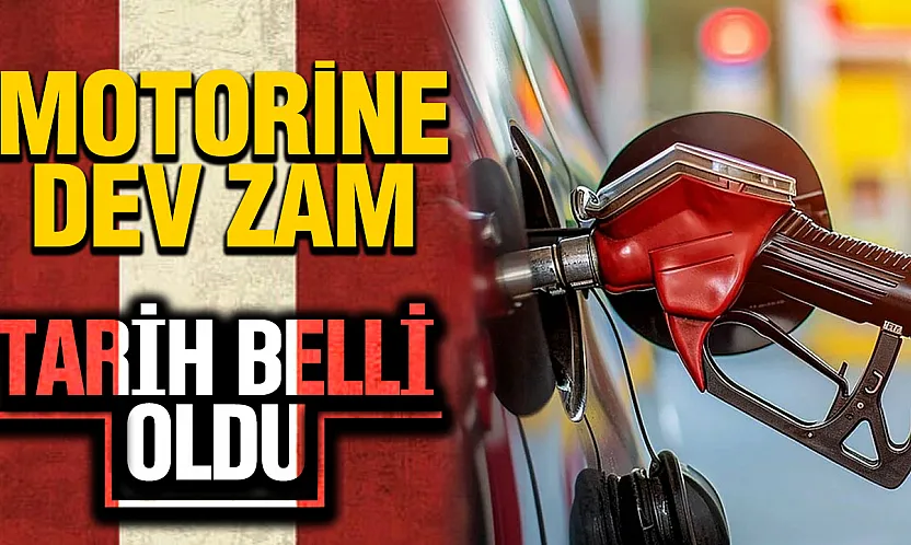 Motorine dev zam geliyor: 3,50 TL'lik artış için tarih belli oldu