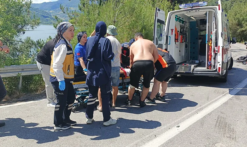Motosiklet kazası can aldı