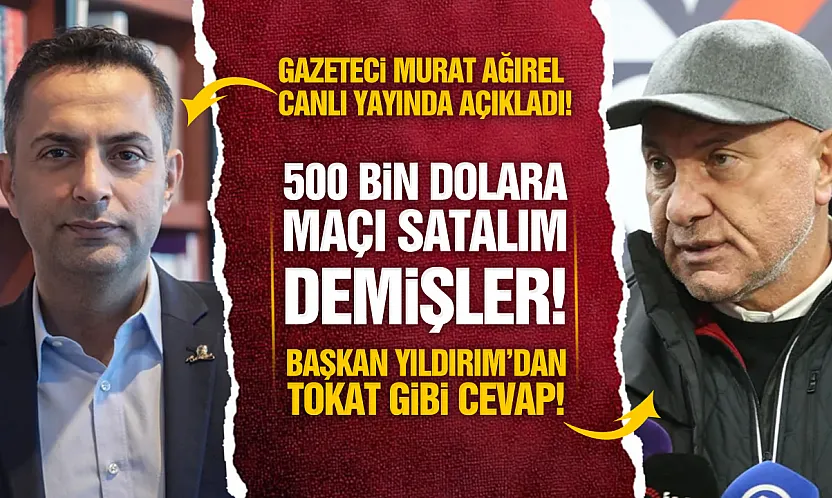 Murat Ağırel canlı yayında açıkladı: 'Samsunspor'a 500 Bin dolara maçı satalım demişler!'