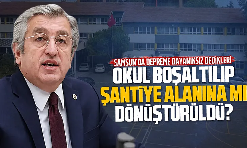 Murat Çan, 'Depreme Dayanıksız dedikleri okulu şantiye alanına çevirmişler'