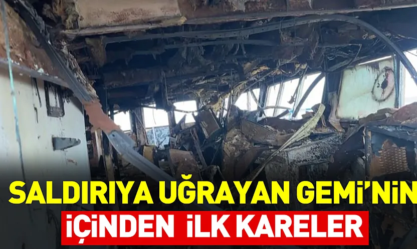 Novorossiysk Açıklarında Vurulan Nadezhda Gemisinin İçinden İlk Görüntüler