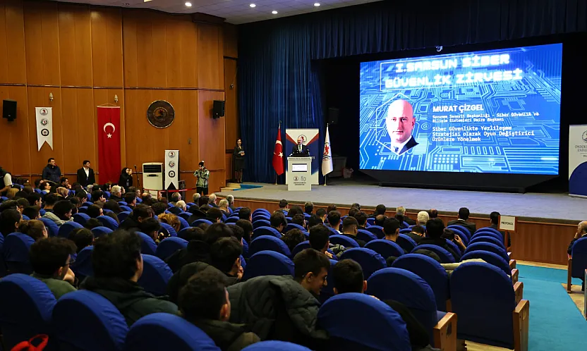 OMÜ'de Siber Güvenlik Zirvesi'ne yoğun ilgi