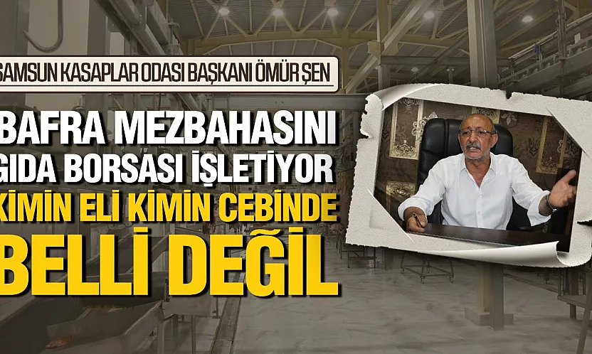 Ömür Şen, 'Gıda Borsasının mezbahaneyle ne işi var?'