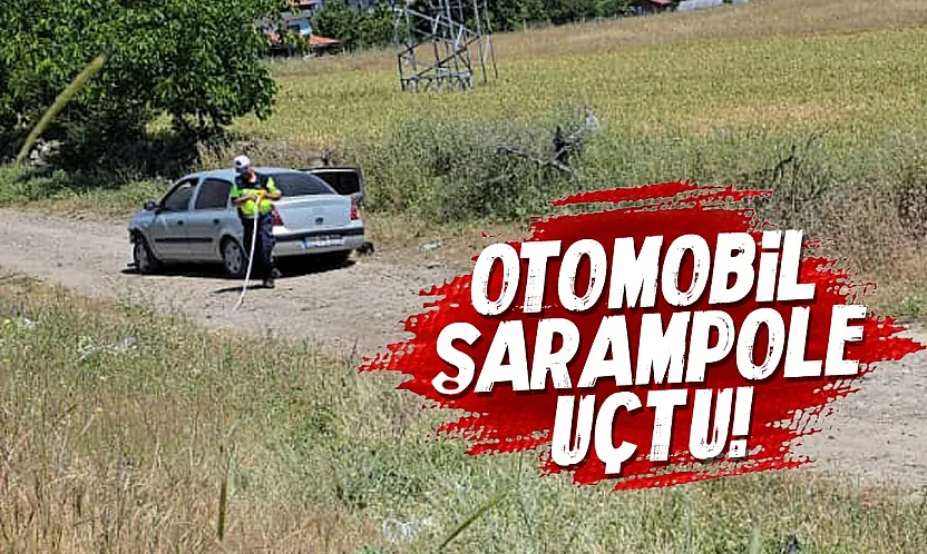 Otomobil şarampole yuvarlandı: 3 yaralı