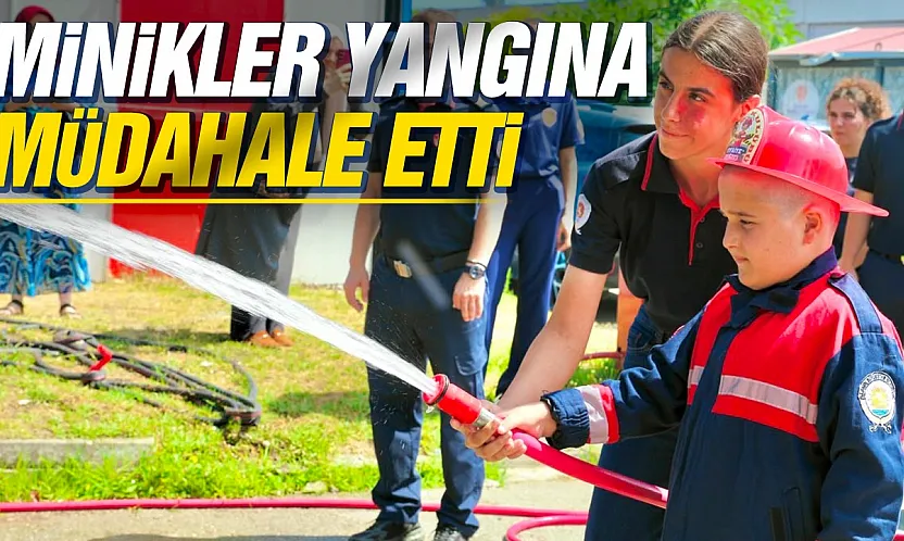 Özel çocuklar itfaiyecilik heyecanını yaşadı