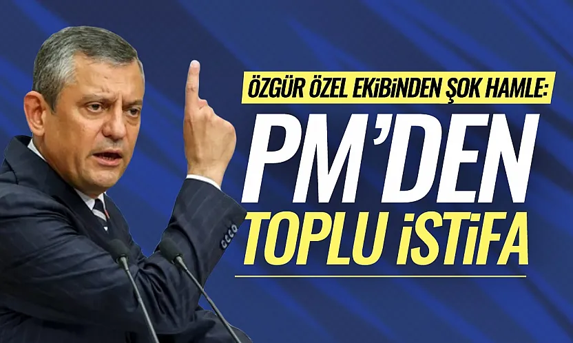 Özgür Özel'e yakın PM üyeleri istifa kararı aldı