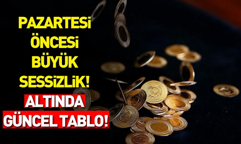 Pazartesi Öncesi Büyük Sessizlik! Gram, Çeyrek ve Tam Altında Güncel Tablo!
