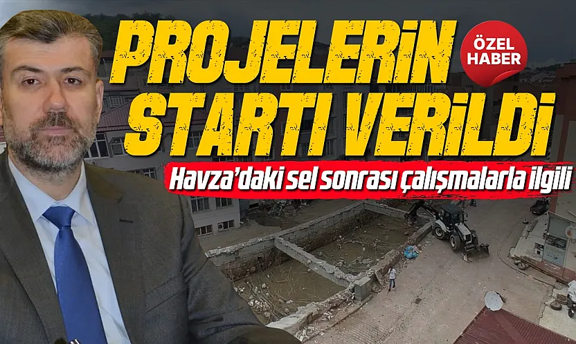 Recep Kemal Certel, 'Havza'da sel önlemleri sürüyor'