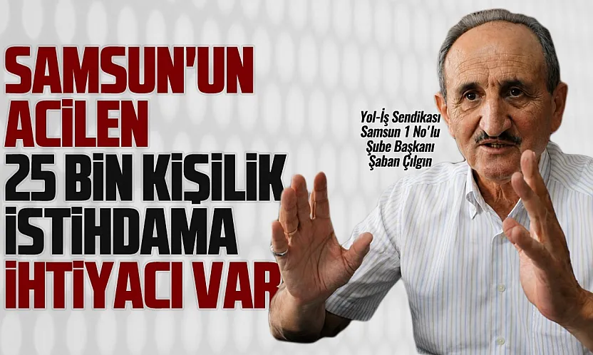 Şaban Çılgın, 'En büyük sorun işsizlik'