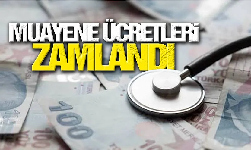 Sağlıkta muayene katılım paylarına yeni ücret tarifesi
