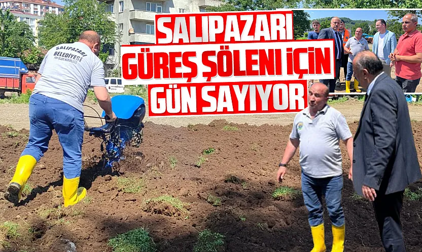 Salıpazarı 'Güreş Şöleni' için gün sayıyor