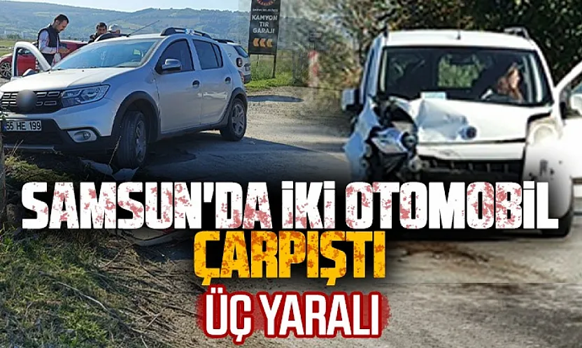 Samsun Bafra'da trafik kazası