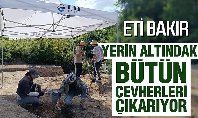 Samsun Bafra'da yer altındaki cevherler gün yüzüne çıkarılıyor