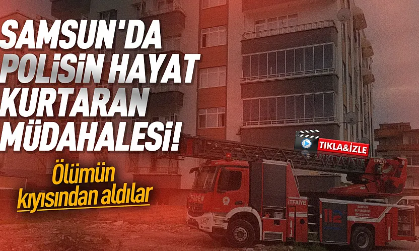 Samsun Çarşamba'da 4 ayrı suçtan aranan şahıs intihara kalkıştı