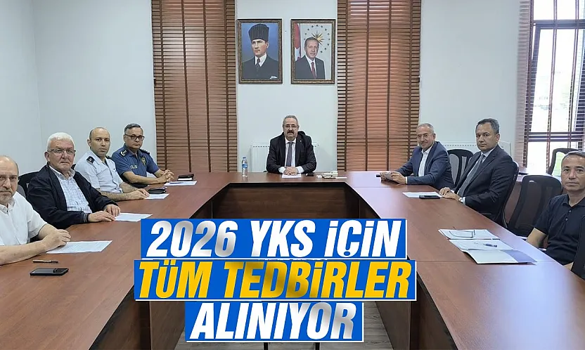 Samsun Çarşamba'da Kaymakam Sağlam başkanlığında YKS zirvesi