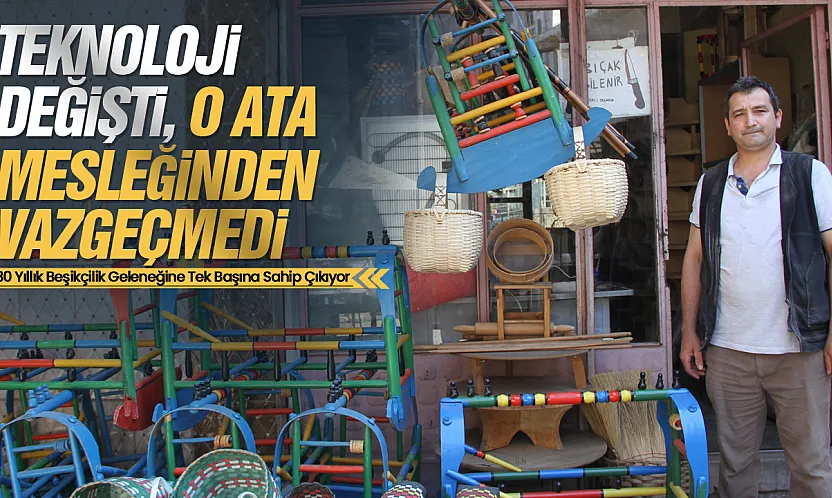 Samsun Çarşamba'da üç kuşaktır yaşatılan beşikçilik geleneği zamana direniyor