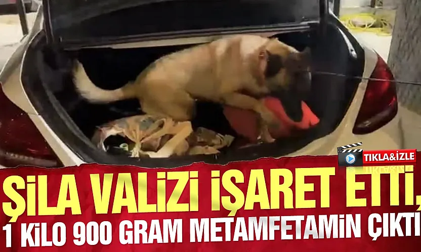 Samsun'da 1 kilo 900 gram metamfetamini buldu