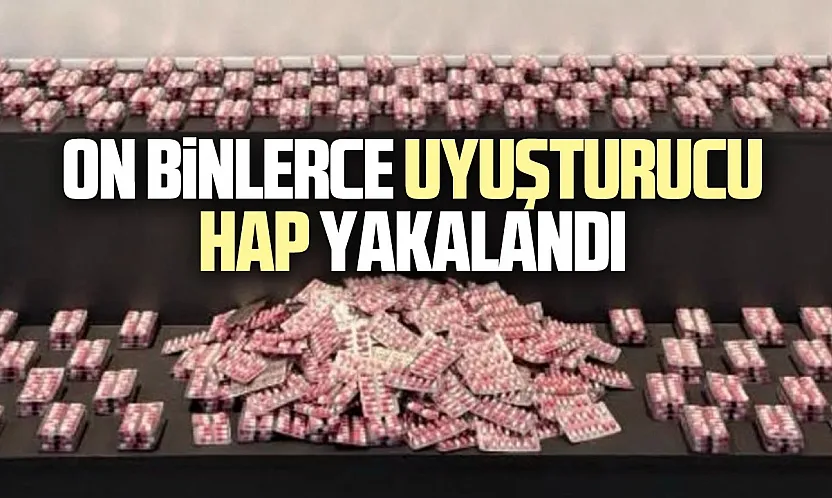 Samsun'da 13 Bin uyuşturucu hapla 6 şüpheli yakalandı
