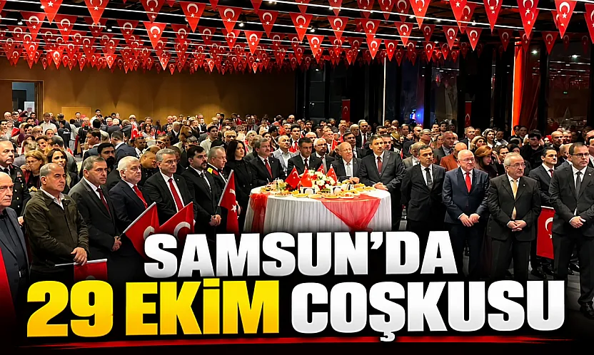 Samsun'da 29 Ekim Cumhuriyet Bayramı kabul töreni ve konserle kutlandı