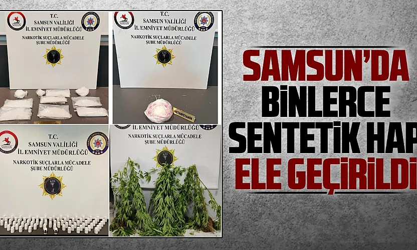 Samsun'da 4 ilçede eş zamanlı uyuşturucu operasyonu