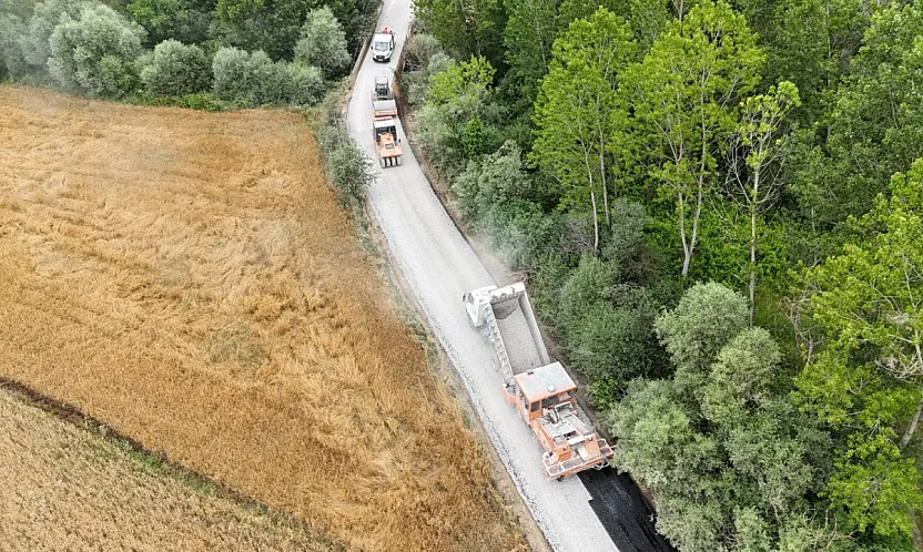 Samsun'da 40 yıllık asfalt hasreti sona erdi