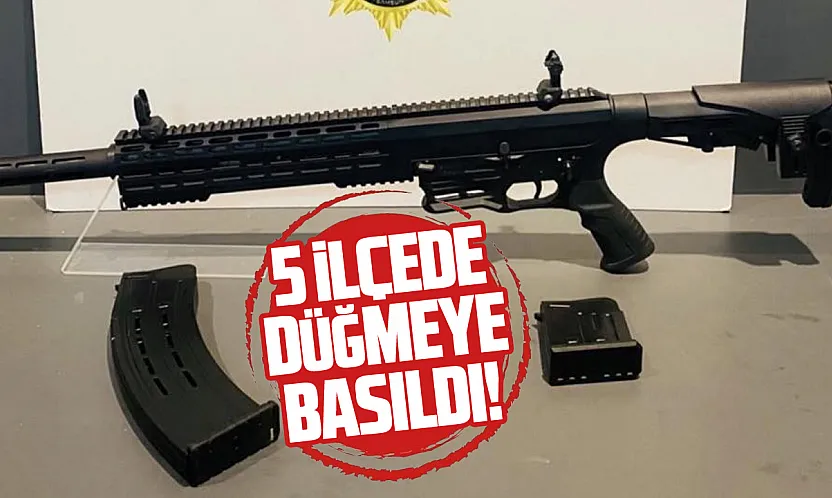 Samsun'da 5 ilçede uyuşturucu operasyonu: 12 kişi yakalandı