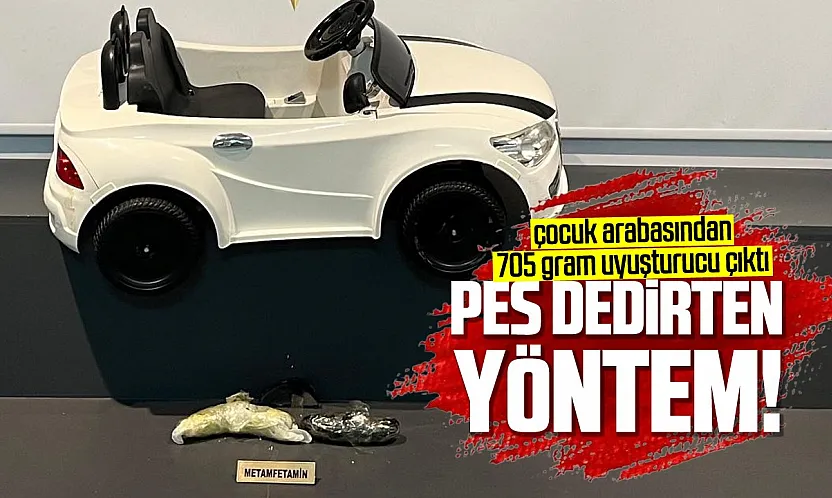 Samsun'da akülü çocuk arabasının tekerleğine gizlenmiş uyuşturucu ele geçirildi