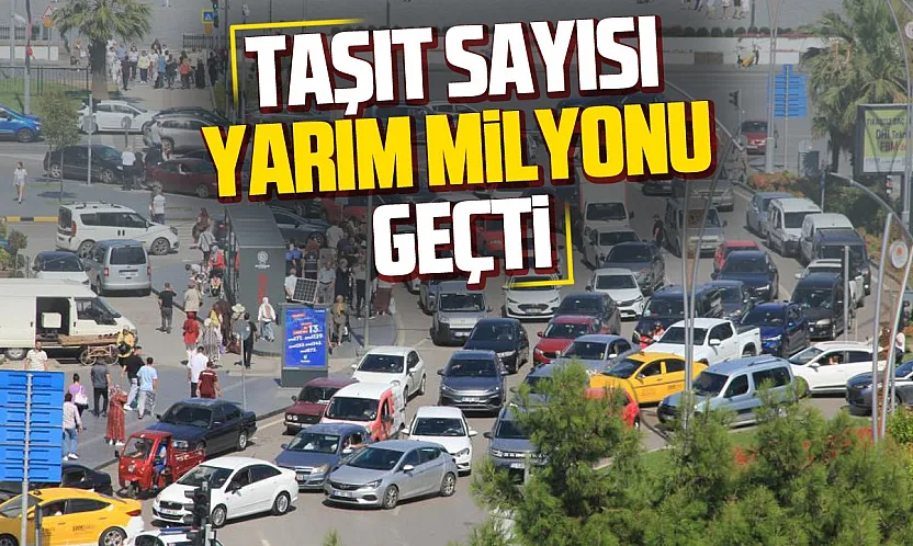 Samsun'da araç sayısı 555 bini aştı