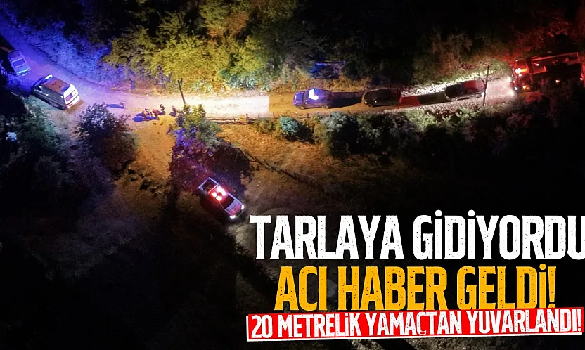 Samsun'da bir kişi yamaçtan yuvarlanarak yaşamını yitirdi