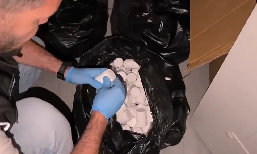 Samsun'da boş daire uyuşturucu deposu çıktı