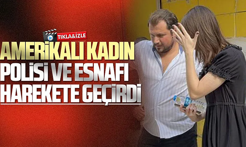 Samsun'da çatıya çıkan genç kadın ekipler tarafından indirildi