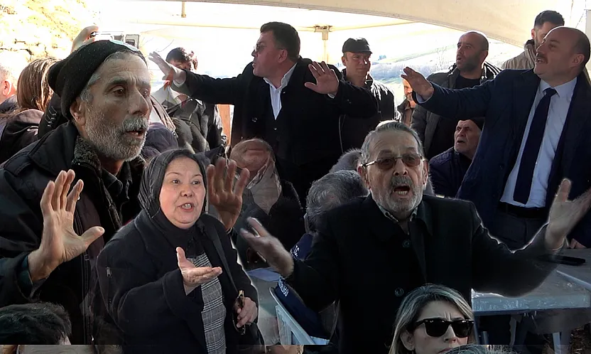 Samsun'da çöp tesisinin ÇED toplantısında gergin anlar