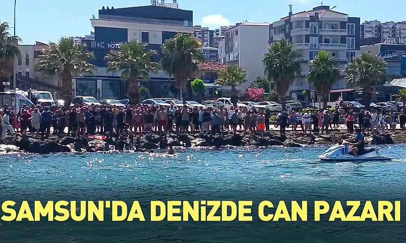 Samsun'da denizde can pazarı: 45 yaşındaki adamın durumu ağır
