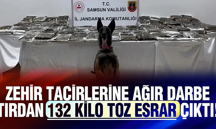 Samsun'da Dev Uyuşturucu Operasyonu