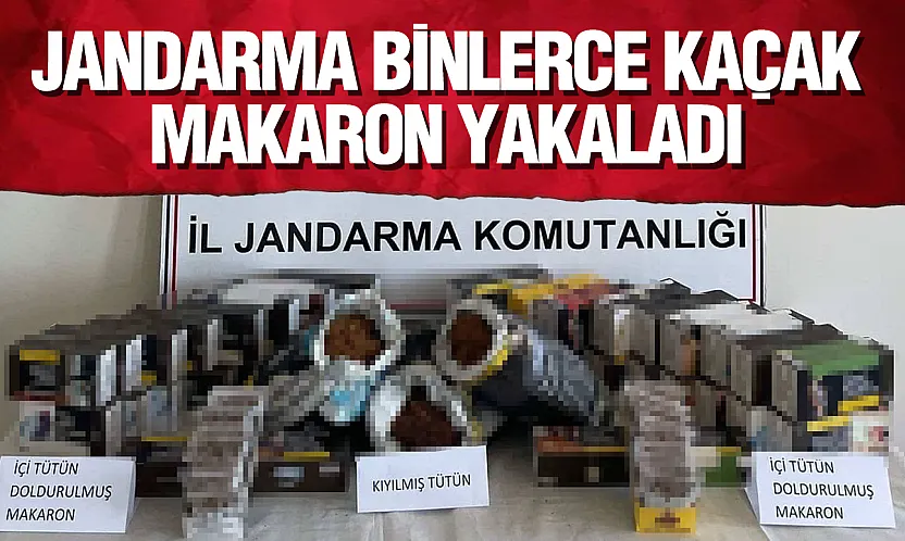 Samsun'da kaçakçılık operasyonu: 8 bin 720 adet makaron ele geçirildi