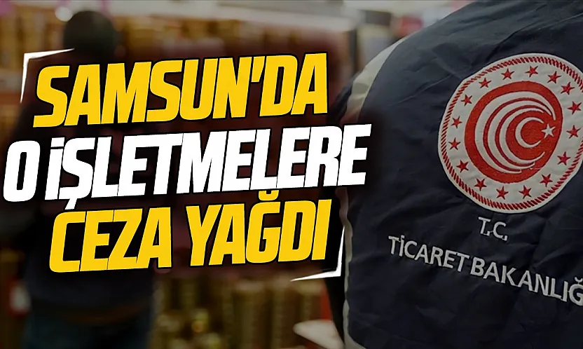 Samsun'da markette kasa-raf fiyatı denetimi