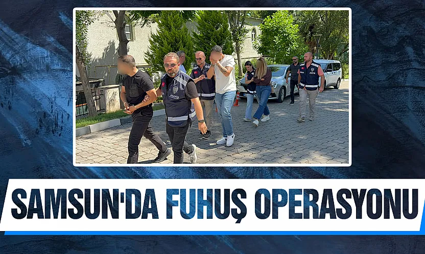 Samsun'da masaj salonuna operasyon