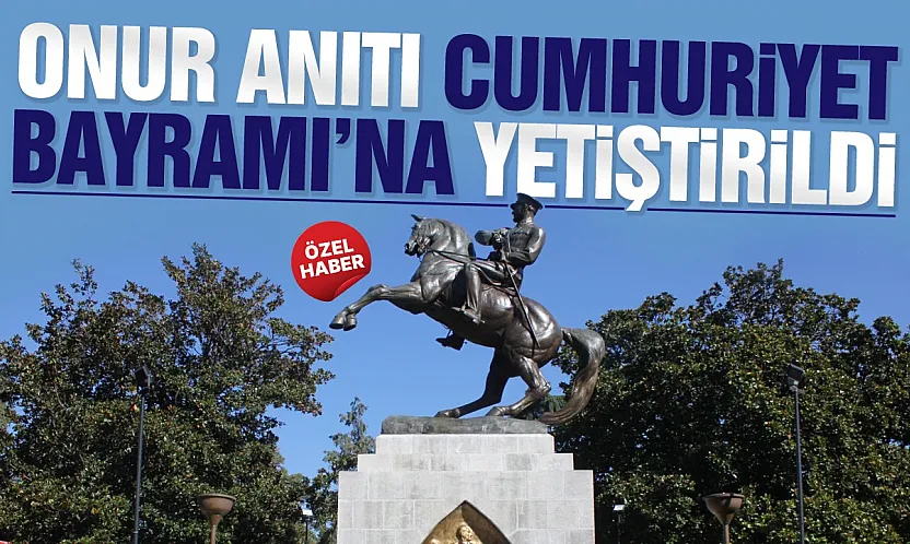 Samsun'da Onur Anıtı restorasyonu tamamlandı