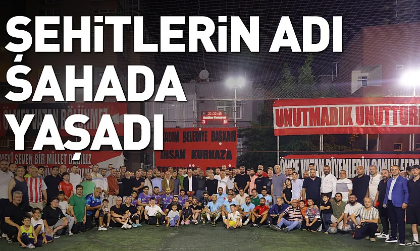 Samsun'da şehitlerin adı sahada yaşatıldı: 64 takımlık vefa turnuvası tamamlandı