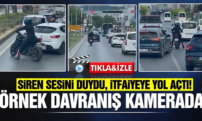 Samsun'da sireni duyunca hemen harekete geçti! O anlar kamerada