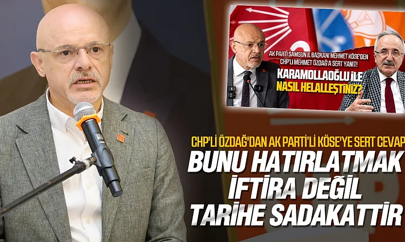 Samsun'da siyaset alevlendi AK Parti ve CHP arasında madımak tartışması