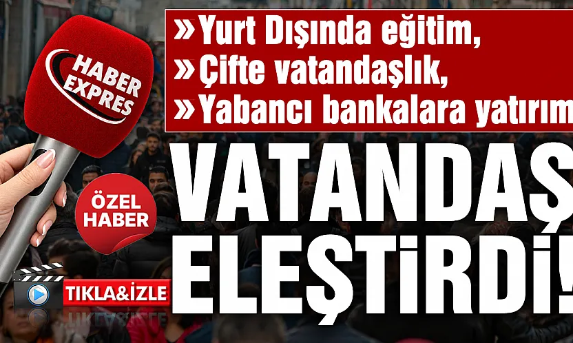 Samsun'da siyasilerin ve bürokratların çocuklarının yurt dışında okumasına vatandaştan tepki