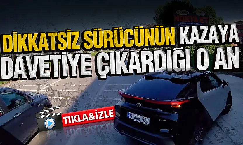 Samsun'da Tır şoförünün refleksi olası facianın önüne geçti