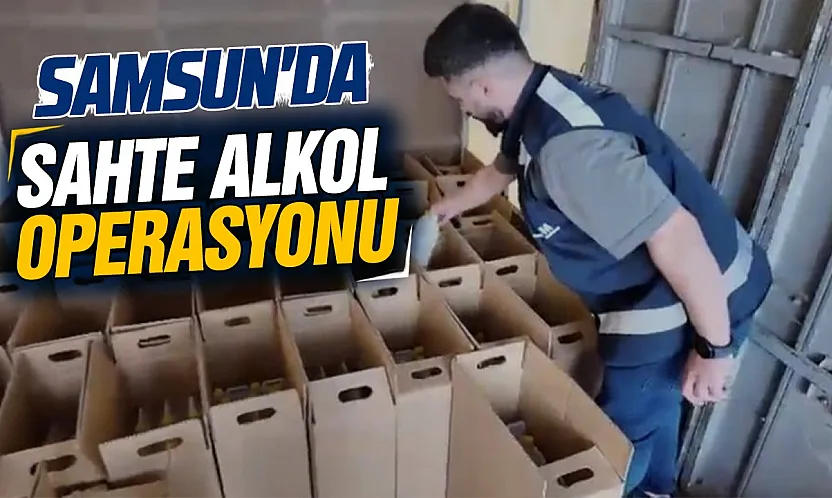 Samsun'da tonlarca Kaçak Etil alkol ele geçirildi