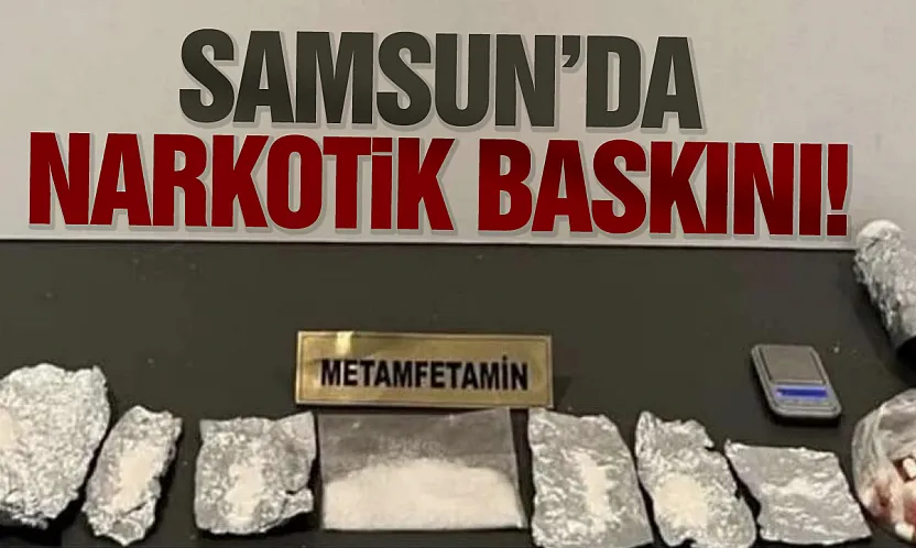 Samsun'da uyuşturucu operasyonu: 4 şüpheli yakalandı