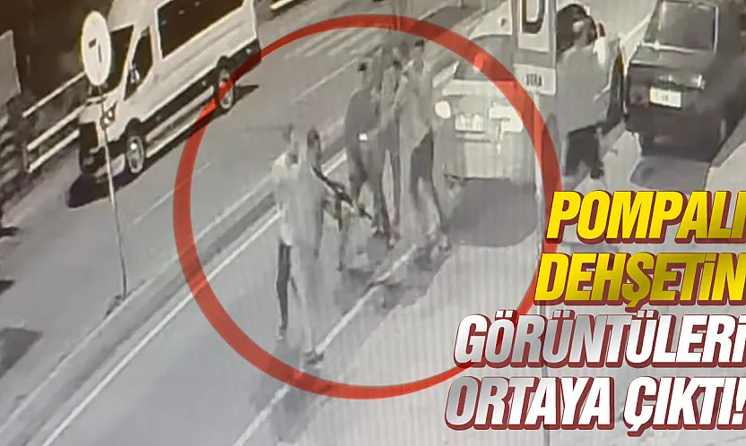 Samsun'daki pompalı saldırının kamera görüntüleri ortaya çıktı
