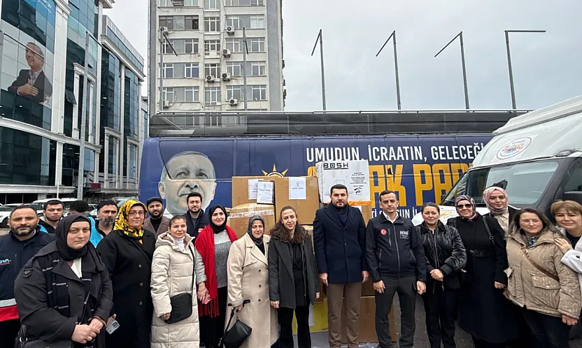 Samsun'dan Gazze'ye vicdan köprüsü: Yardım tırları dualarla yola çıktı