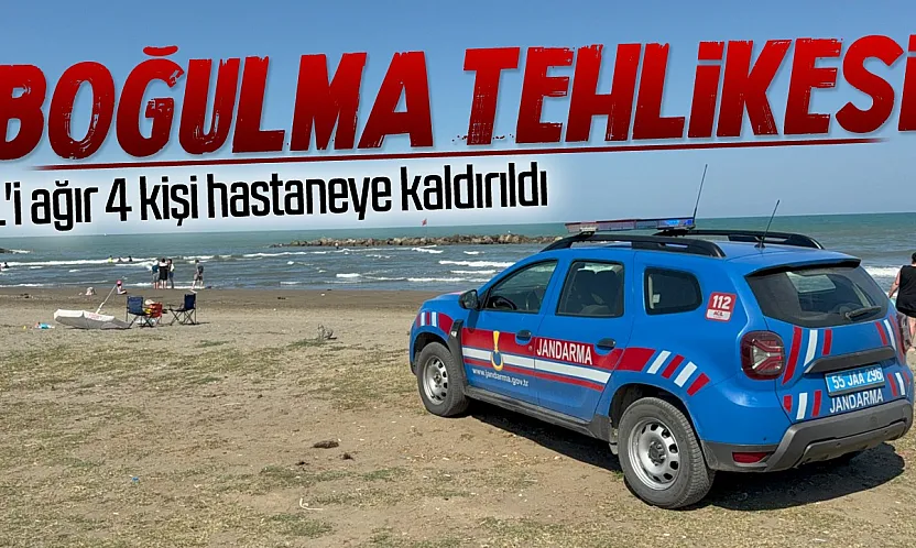 Samsun Dereköy'de aynı noktada peş peşe boğulma tehlikesi