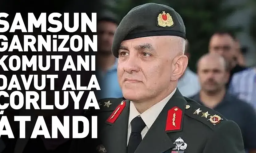 Samsun garnizonunda görev değişimi
